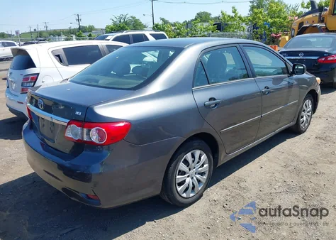 2012 Toyota Corolla Le из США, поврежденный, VIN 2T1BU4EE2CC906413